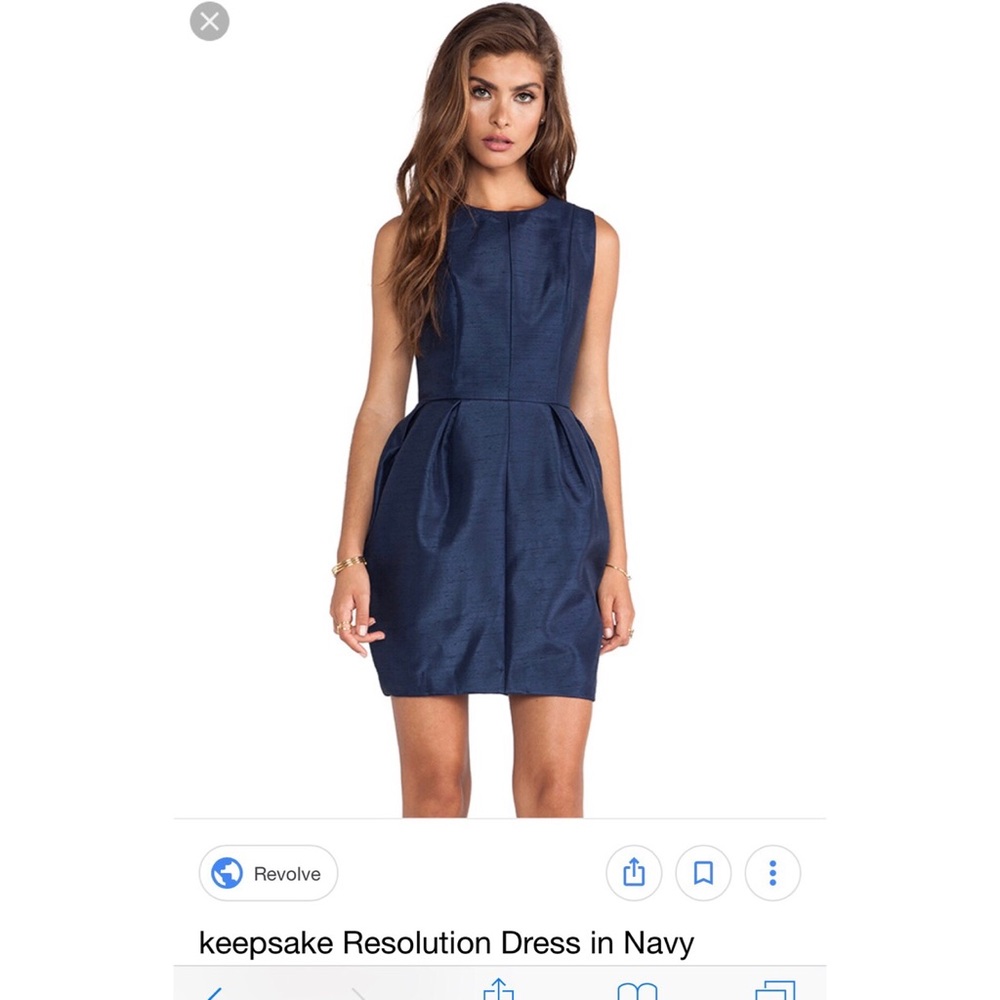 Beautiful Keepsake Dark Blue Bubble Dress